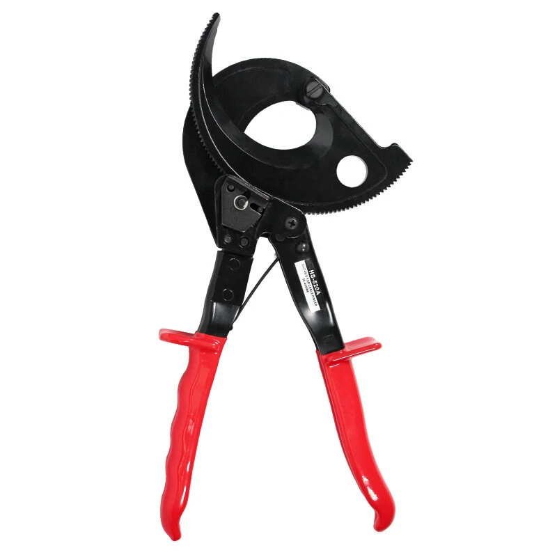 HS-520A Ratchet Wire Cutter - 400mm² Capacity Hand Tool for Electrical Cable