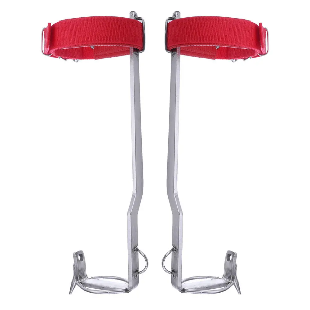 Tree Climbing Spike Set with Safety Belt | Adjustable Lanyard & Stainless Steel Gear