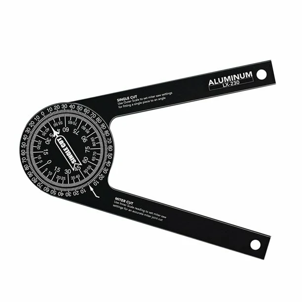 Digital Angle Finder Miter Saw Protractor - Aluminum Alloy Edge Meter Gauge | Woodworking Tool