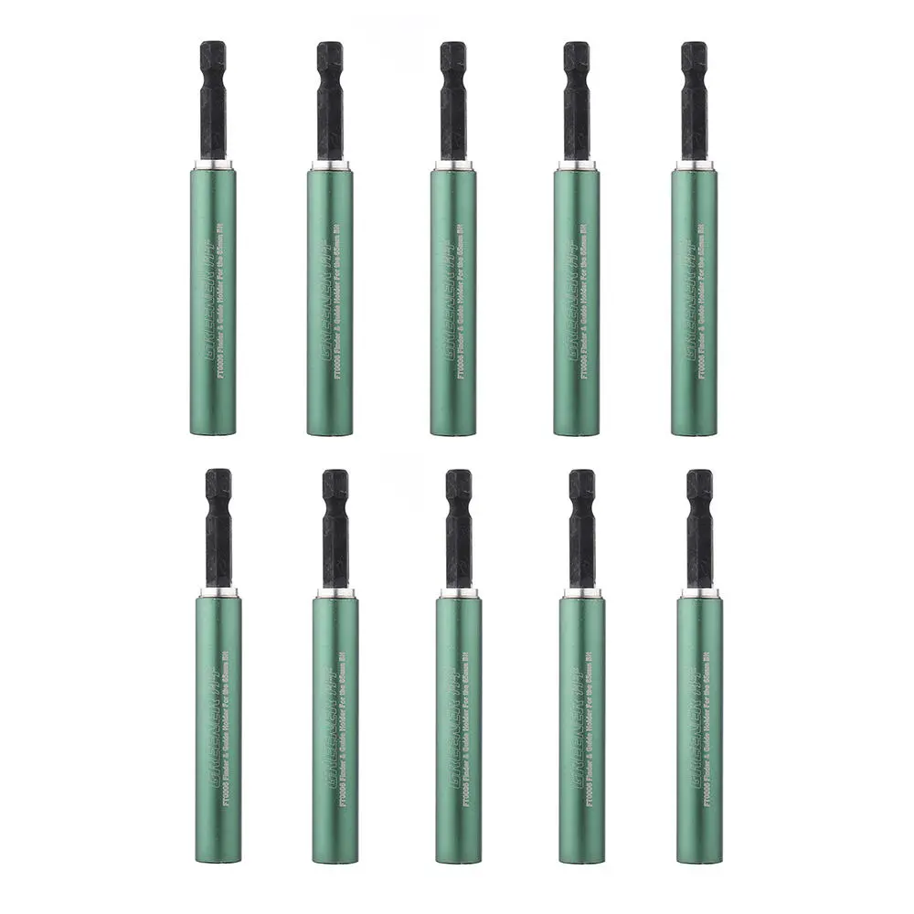 Flexible 10pcs 100mm Magnetic Extension Holder | 1/4 Inch Hex for Drill Bits