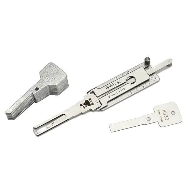 DANIU HU83 2 in 1 Car Door Lock Pick & Decoder Tool | Locksmith Professional Set