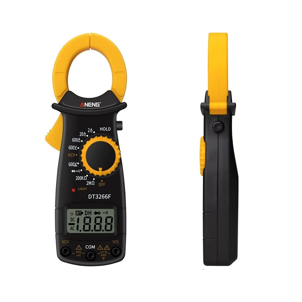 ANENG DT3266F Mini Digital Clamp Meter - AC/DC Voltage & Current Tester