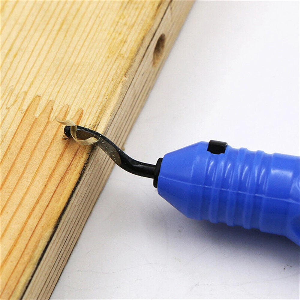 Deburring Tool Kit with 10 Blades & Handle | Alloy Burr Removal for Handicrafts & Plastic