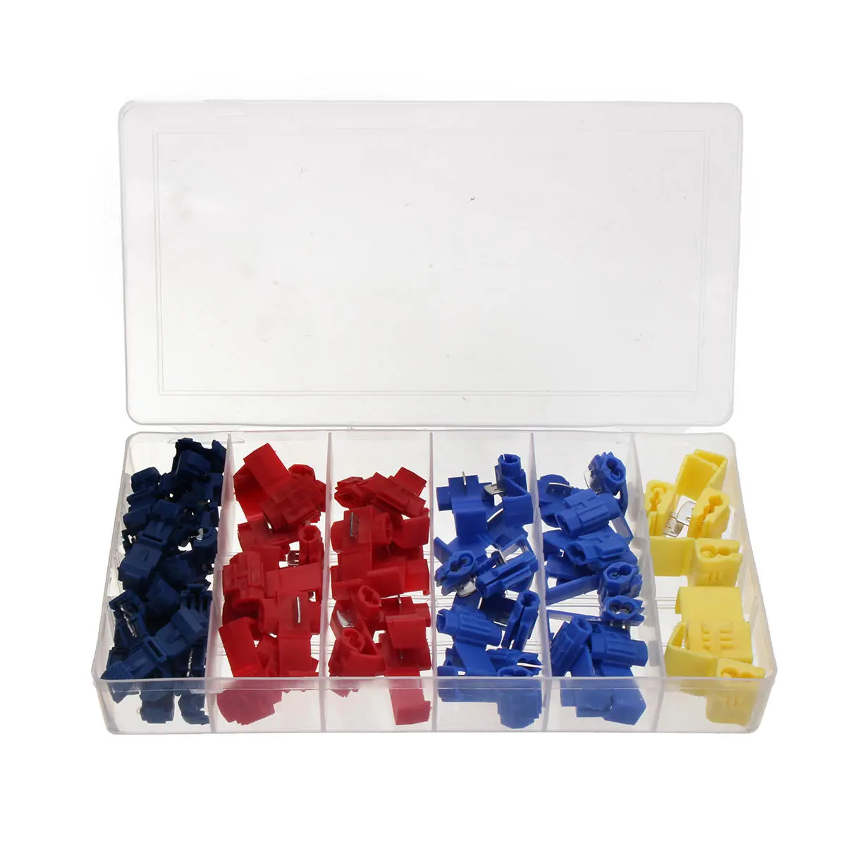 Preak-free 65 Pc Main Line Branch Wiring Clip Kit | Terminal Box-Mounted Crimping Plier