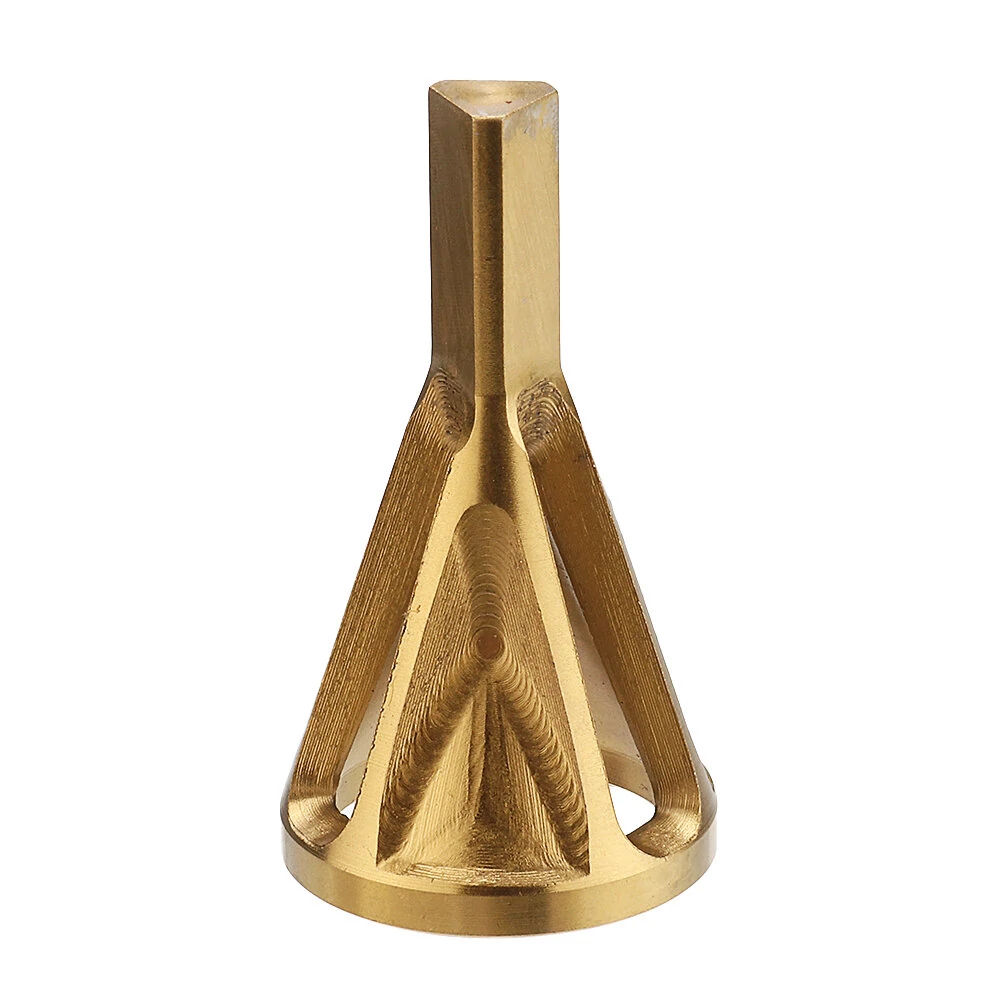 Drillpro Titanium Coated Deburring Tool Bit - External Chamfer for Burr Removal & Repairs - Precision Bits