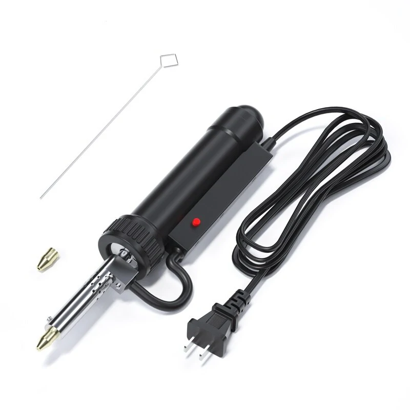 Handskit Electric Tin Sucker - 110V/220V Dual-Use Soldering Iron Gun & Heat Suction Pump