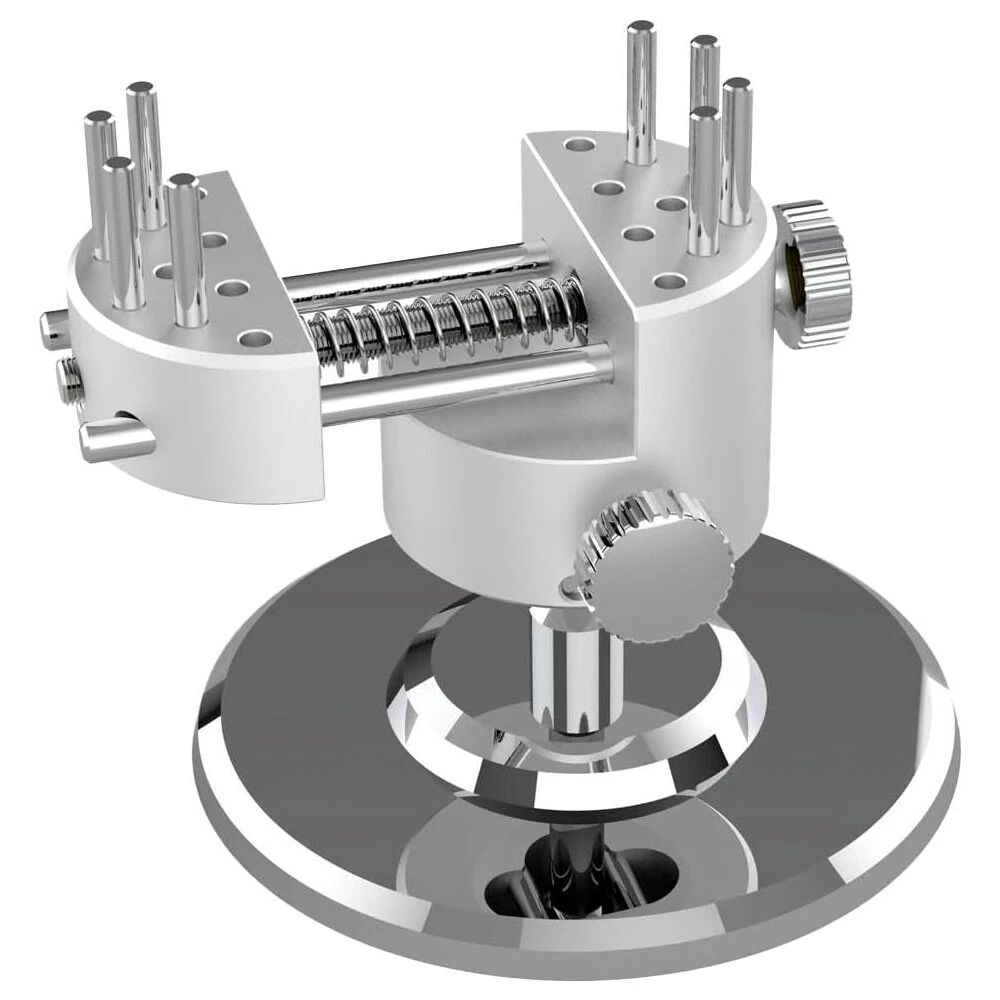 Mini Hobby Vise - CNC Aluminum 360 Swivel Adjustable | 50mm Clamp 8 Pins