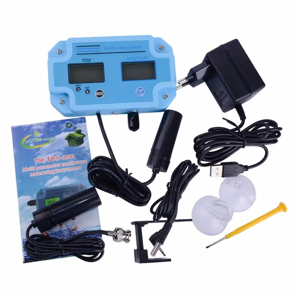 Digital LED PH TDS Meter - 2 in 1 High Accuracy Water Tester Tool