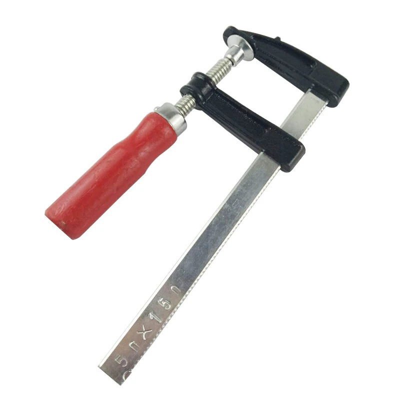 Heavy Duty F Clamp | 50mm 80mm Width Quick Ratchet Bar Clamp for Woodworking
