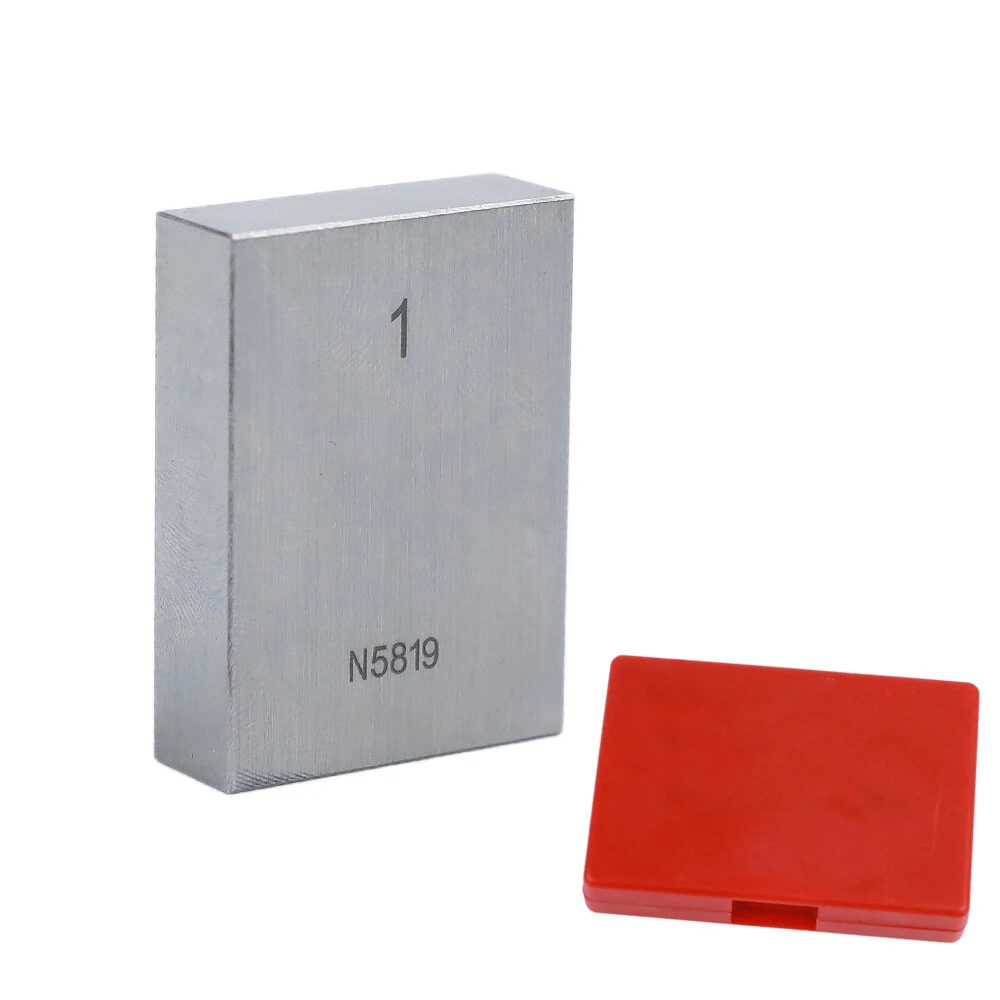 ETOPOO LK-1L Precision 1 Inch Steel Gauge Block | Laser Engraved High Accuracy Calibration Tool for Machinists & Quality Control