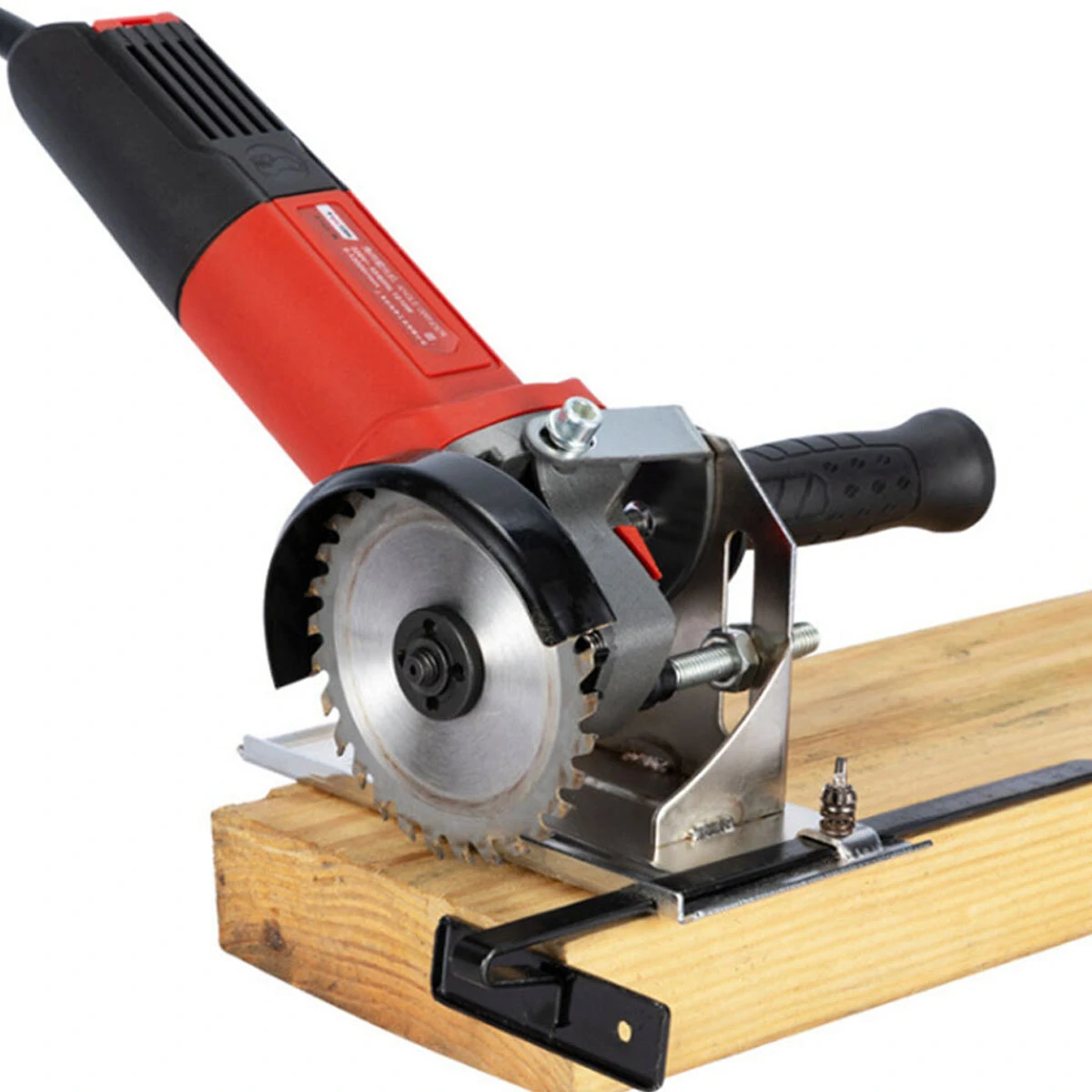 Drillpro Angle Grinder Stand - Adjustable Cutting Bracket with Base Plate Cover