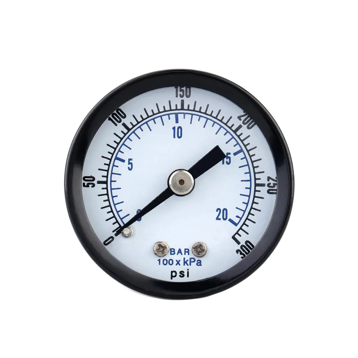 TS-40 Mini Pressure Gauge | 0-300PSI 0-20Bar | Air Compressor Hydraulic Fluid Meter