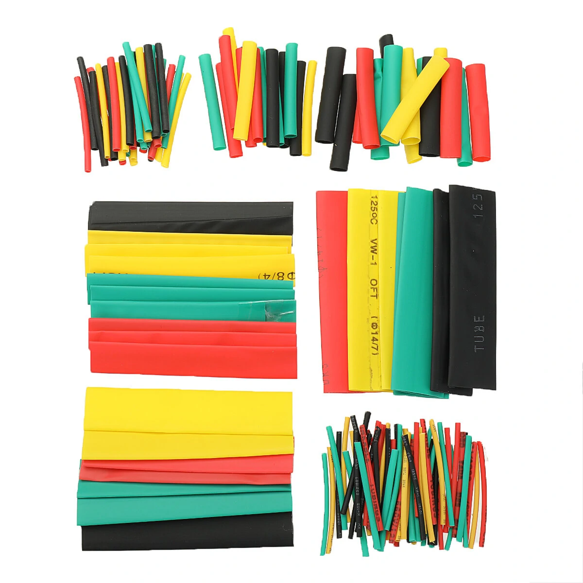 Heat Shrink Tube Assist Hooks - 164 Pcs Plastic Assistant Hooks for Fishing