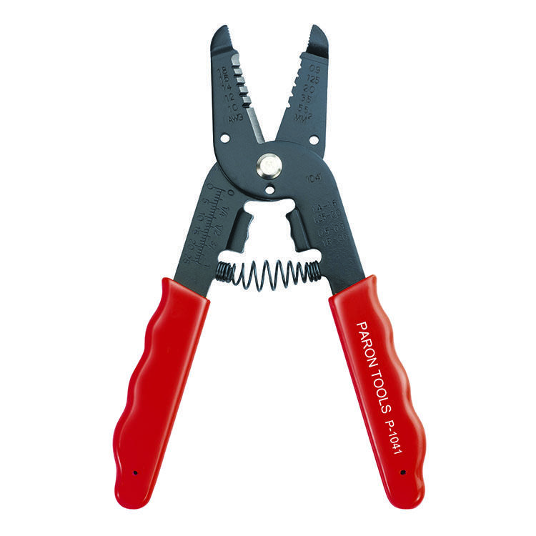 Paron P-1041 Ratchet Crimping Tool | AWG 18-10 Wire Stripper & Cutter