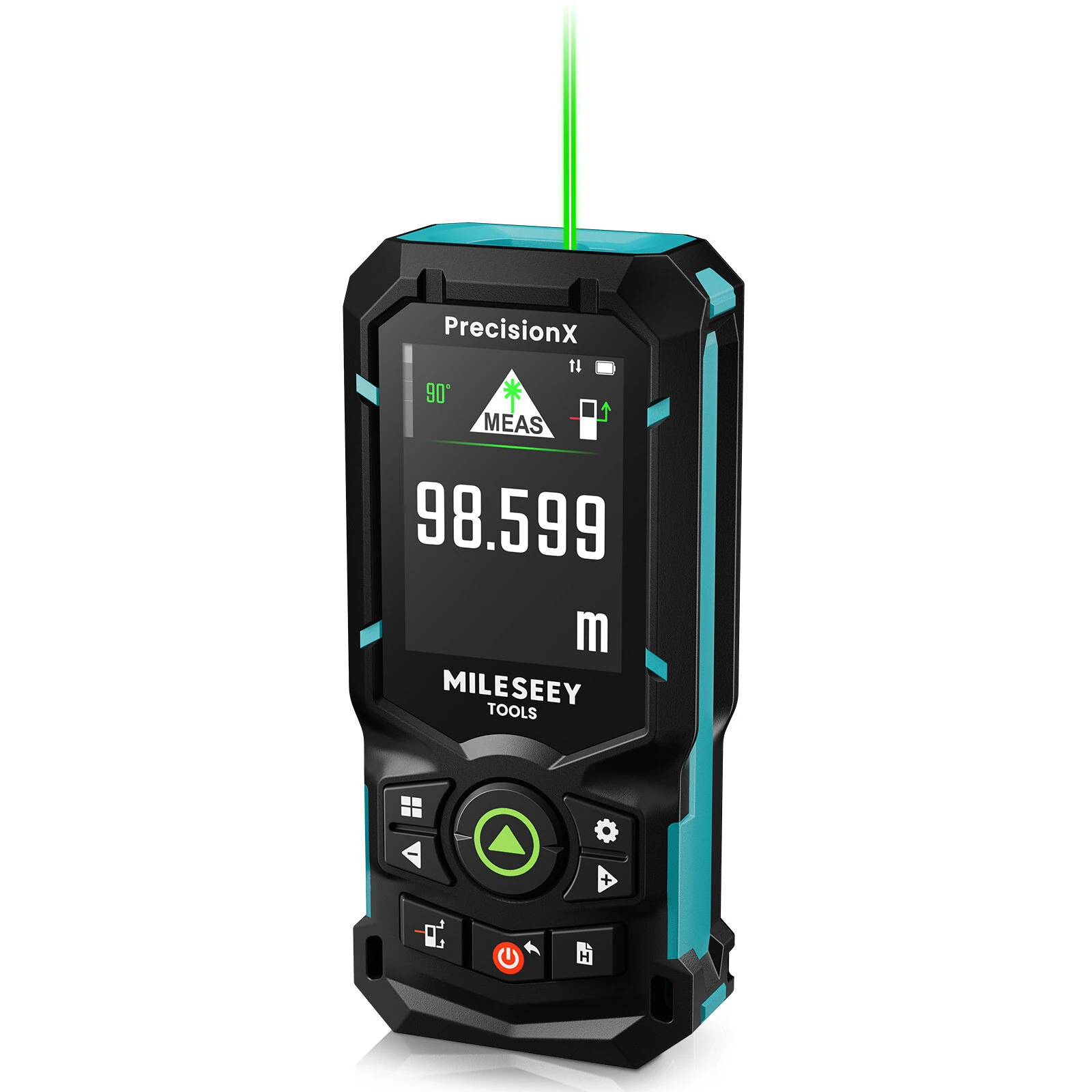 Mileseey S50 Green Laser Rangefinder - 400ft High Accuracy | Rechargeable with Smart App