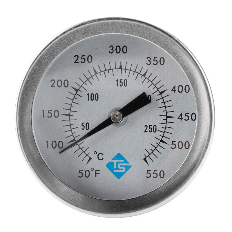 Stainless Steel Oven Thermometer - 50-550°F Pointer Type for Grill & Oven