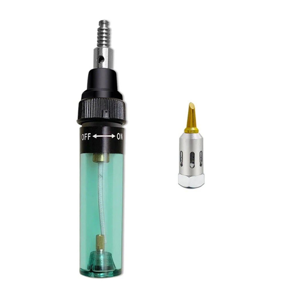 Portable Butane Soldering Iron Set - 4 in 1 Cordless Welding Pen & Blow Torch