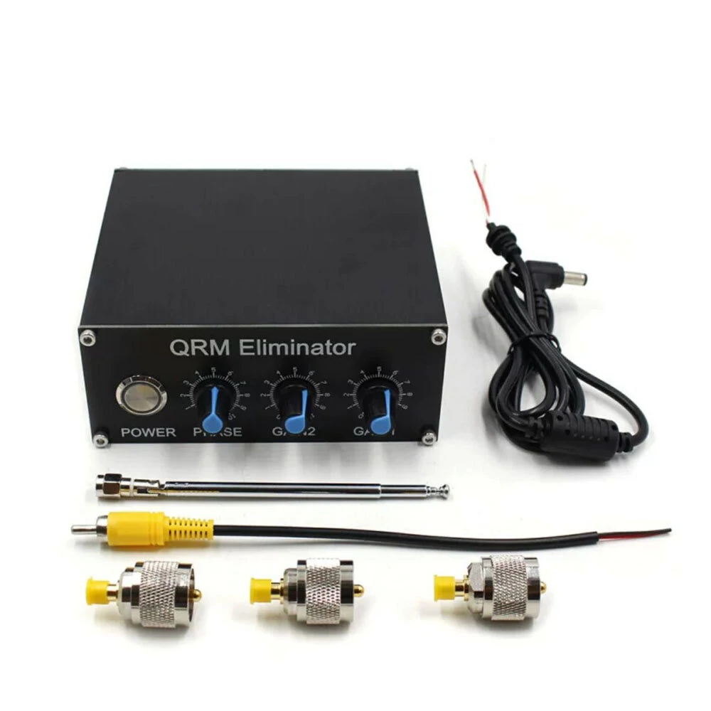 QRM Eliminator X-Fase HF Bands 1-30 MHz Adjustable Canceller | Integrated PTT Control & Aluminium Shell