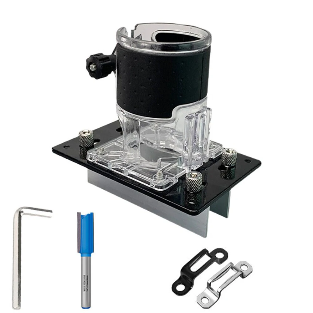 Portable Invisible Connector Slotter Punch Locator - 2-in-1 Furniture Trimming & Slotting Tool