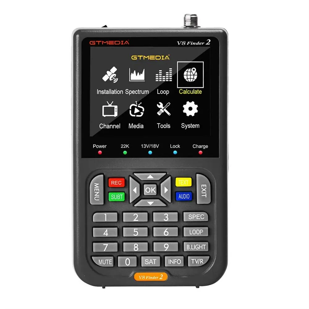 GTMEDIA V8 Finder2 Satellite Finder - 3.5 HD LCD 4000mAh Battery | DVB-S2