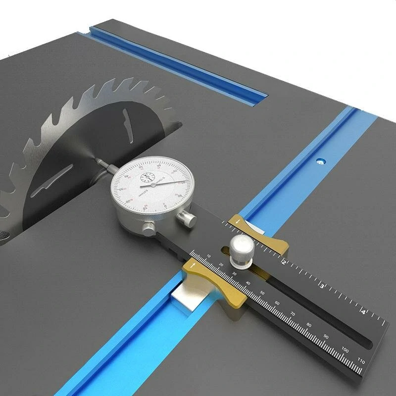 Enjoywood Aluminum Alloy Table Saw Dial Gauge Corrector | Blade Parallelism Tool
