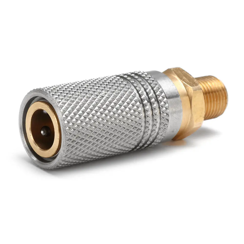 Stainless Steel PCP Air Charging Adapter | 1/8 BSP Quick Release Socket