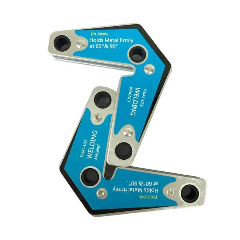 2Pcs Welding Magnet Holder - 60/90 Degree Corner Locator & Clamp