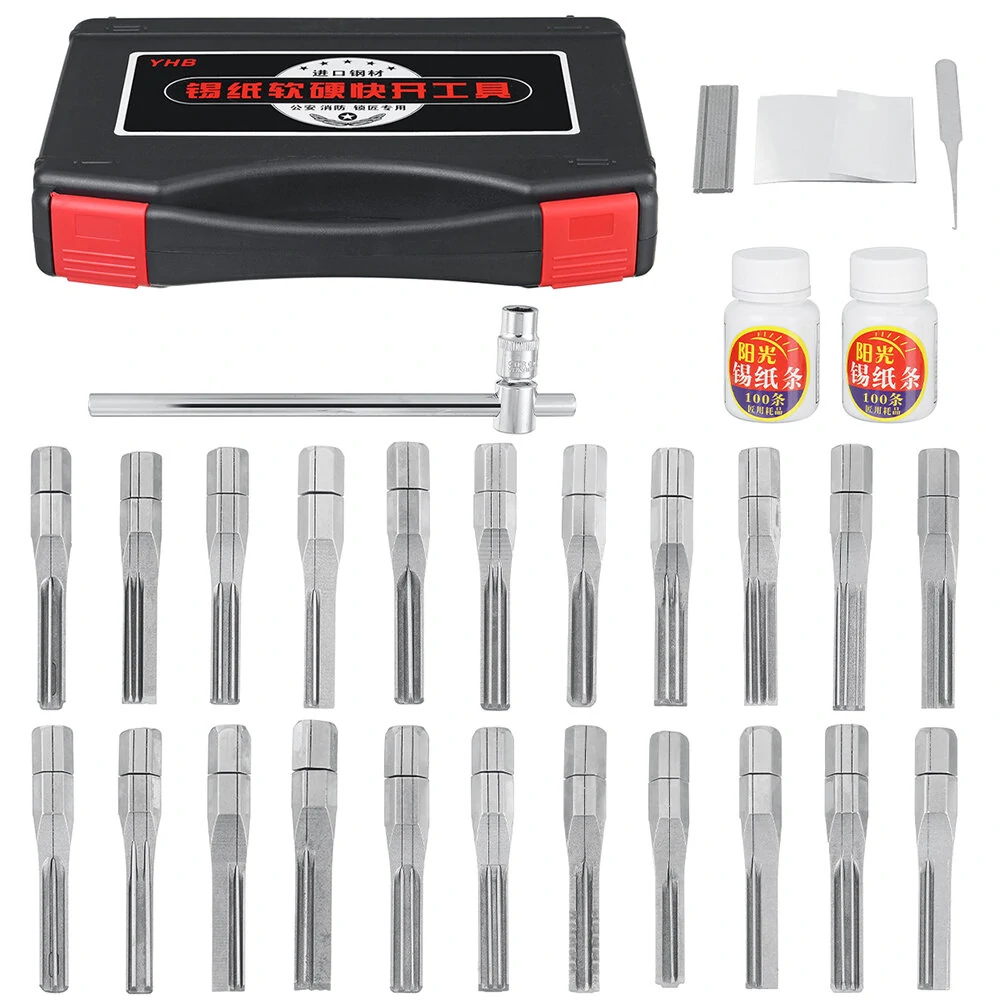 Tiin Foil Tools - 22PCS Locksmith Supplies Kit | Foil Picks & Repair Tools