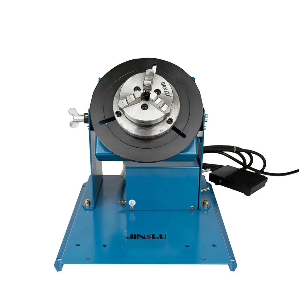Por-10 220V Welding Positioner | 10kg Turntable with K01-63 Chuck