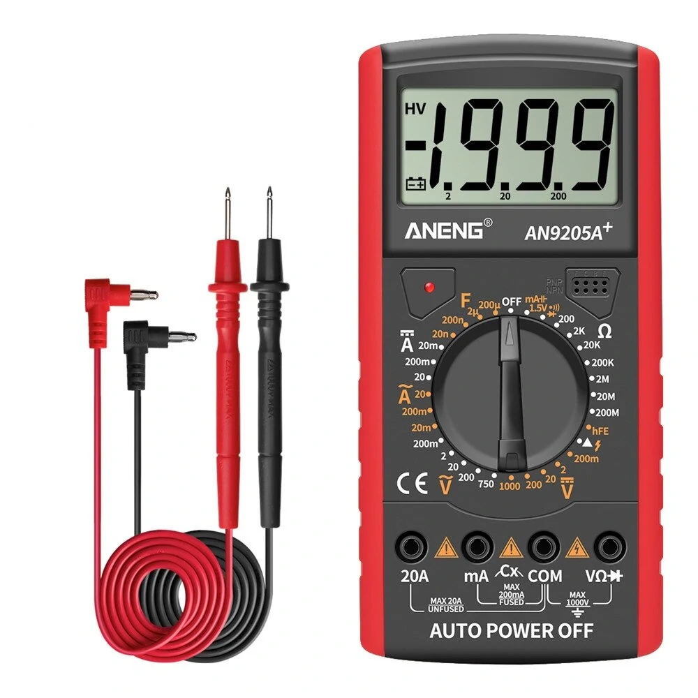 ANENG AN9205A+ Digital Multimeter | AC/DC Voltage Current Tester