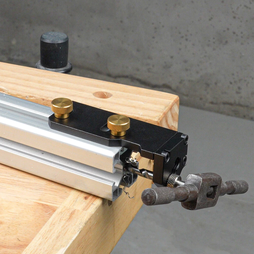 Aluminum Profile Drill Jig & Tap Guide | For 20 30 40 Series European Extrusion
