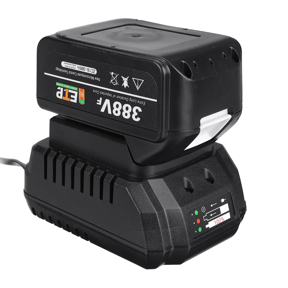 Drillpro 18V 3000mAh Li-ion Battery & Charger for Electric Wrench Tools
