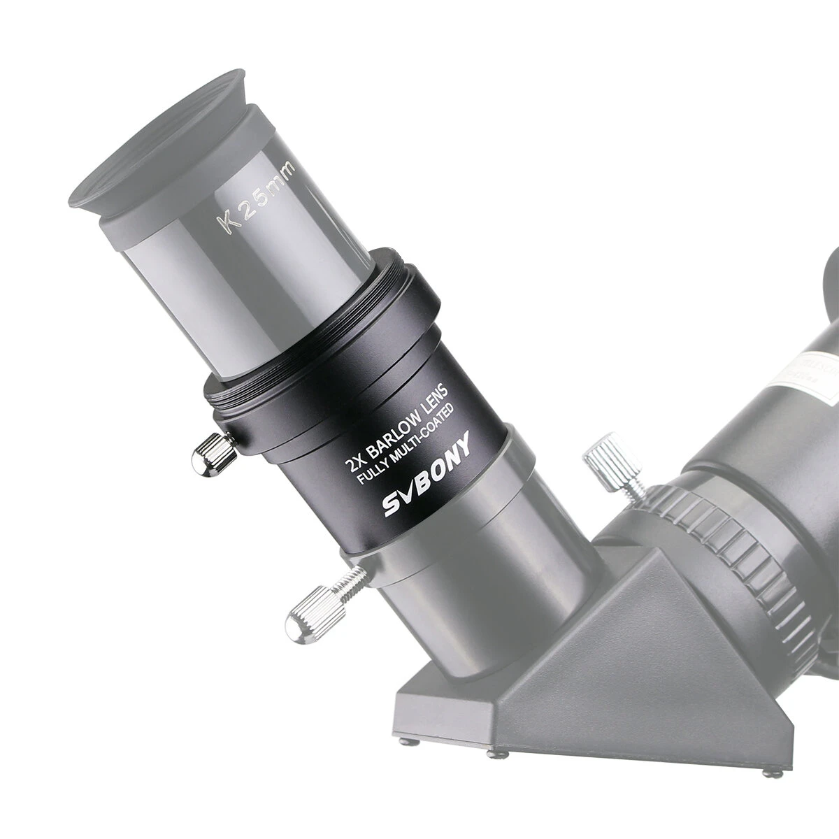 SVBONY 1.25 Inch 2X Barlow Lens - Fully Multi-Coated Metal - M42 Thread for Telescope