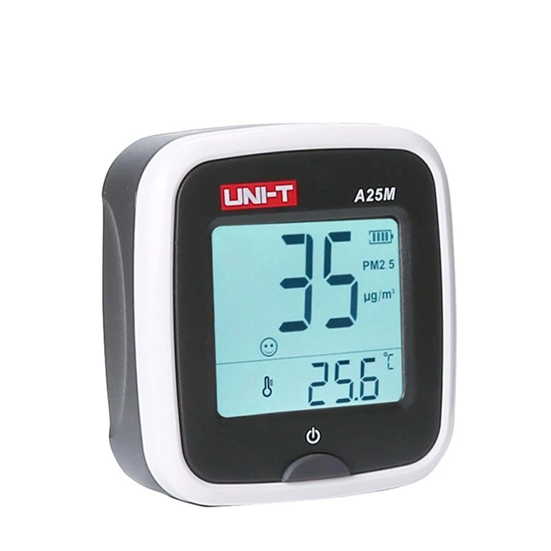 UNI-T A25M PM2.5 Air Quality Monitor - Temperature Meter with LCD Backlight