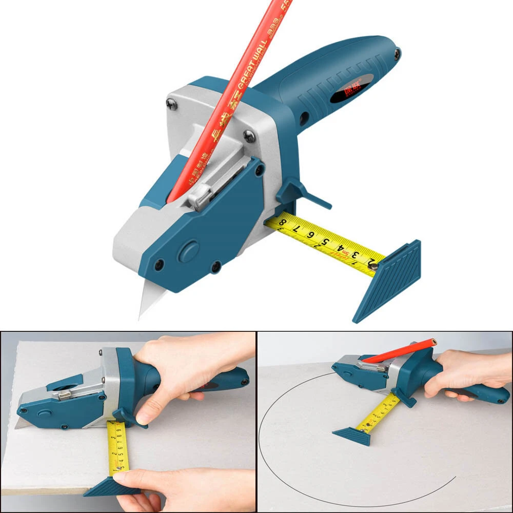 Gypsum Board Cutting Tool with Scale - Drywall Cutting Artifact Tool for Woodworking