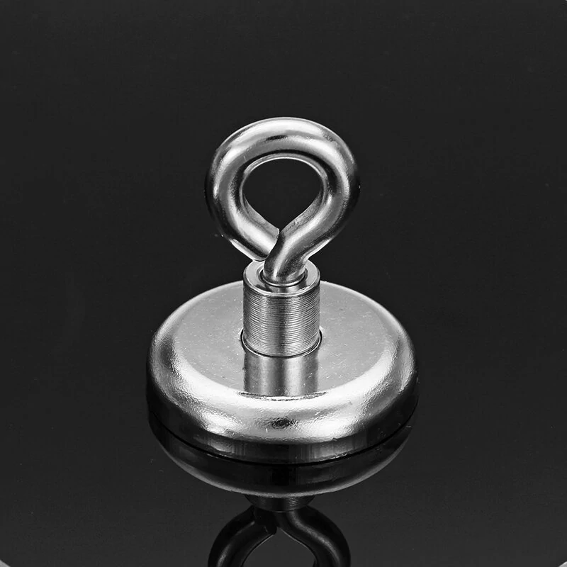 Effetool 36mmx40mm 50kg Recovery Magnet - Metal Detector Claw Hook for Fishing