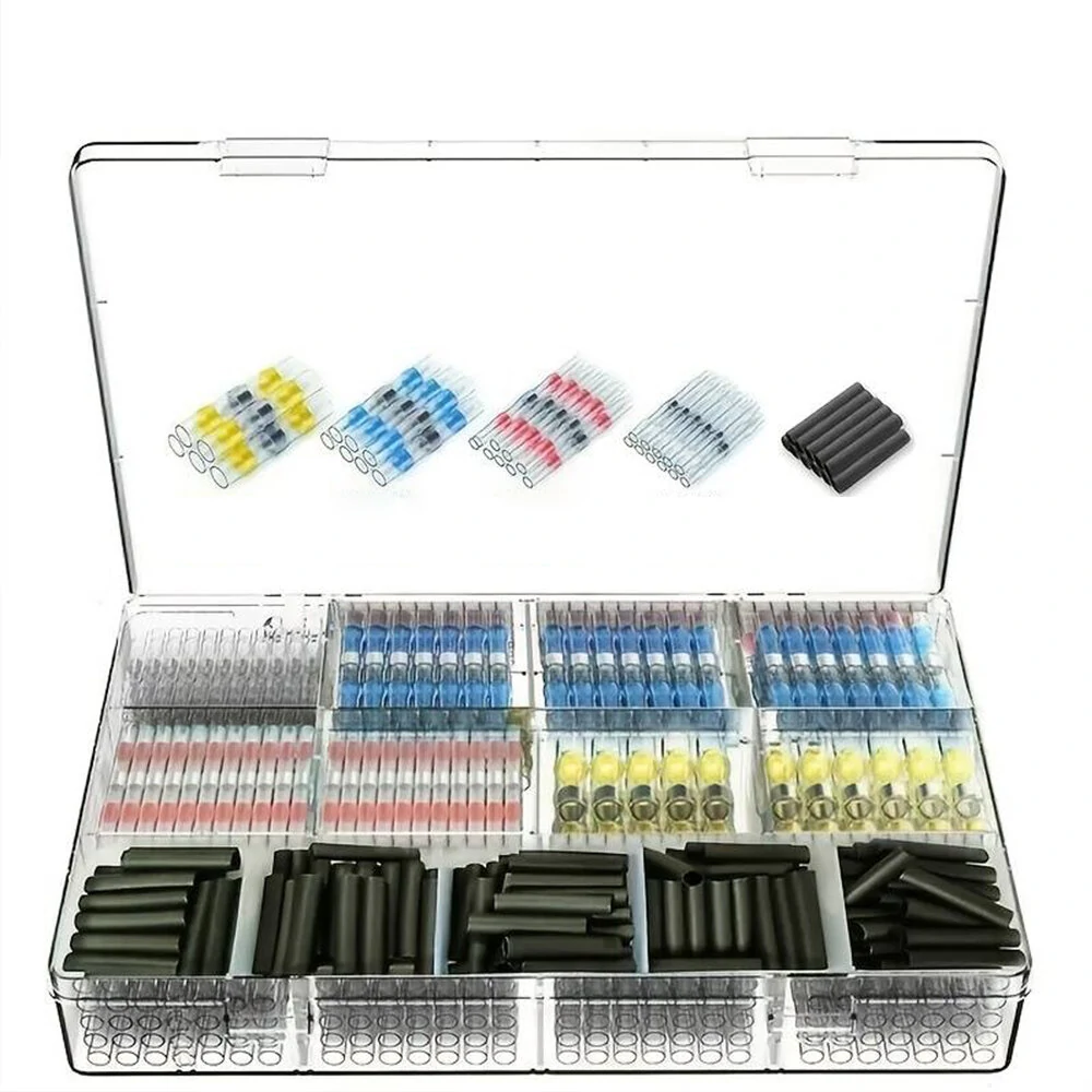 800PCS Waterproof Solder Heat Shrink Connectors Kit | Wire Butt Splice Seal Sleeves
