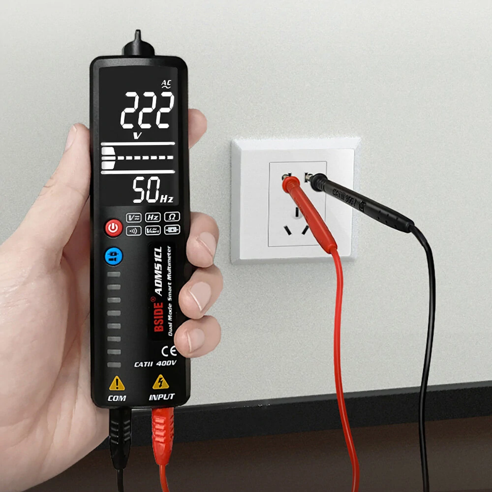 BSIDE ADMS1CL Smart Digital Multimeter | 2.4 LCD Auto Range 2000 Counts