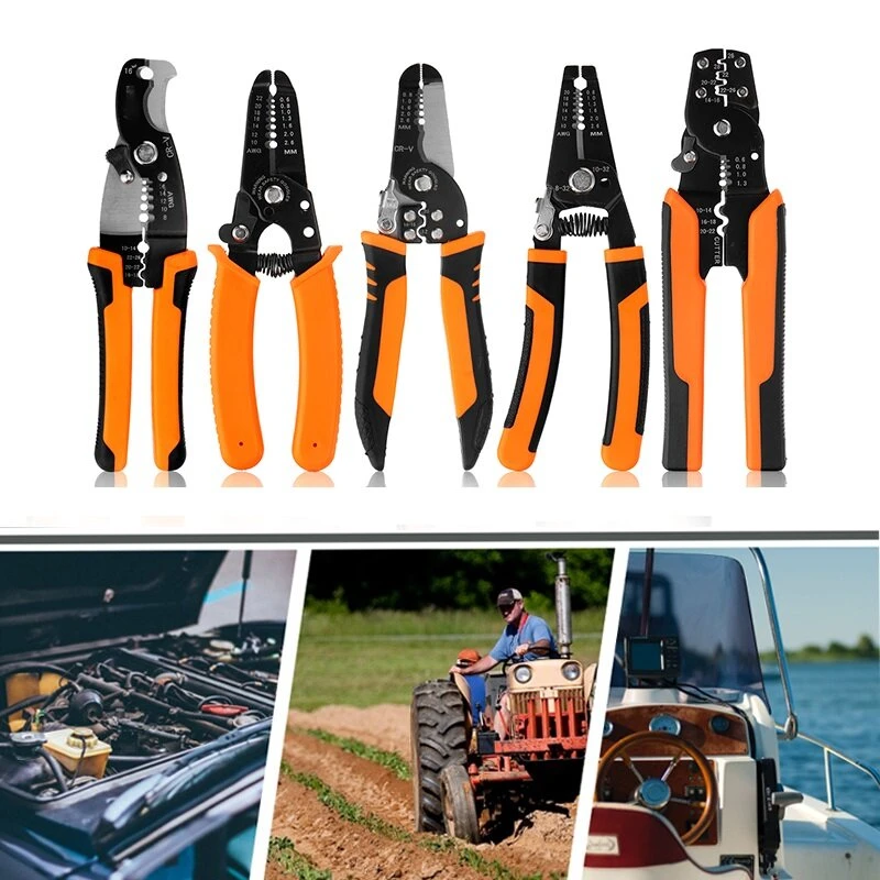 Multifunctional Cable Crimper - Wire Stripper Cutter & Scissor Pliers Tool