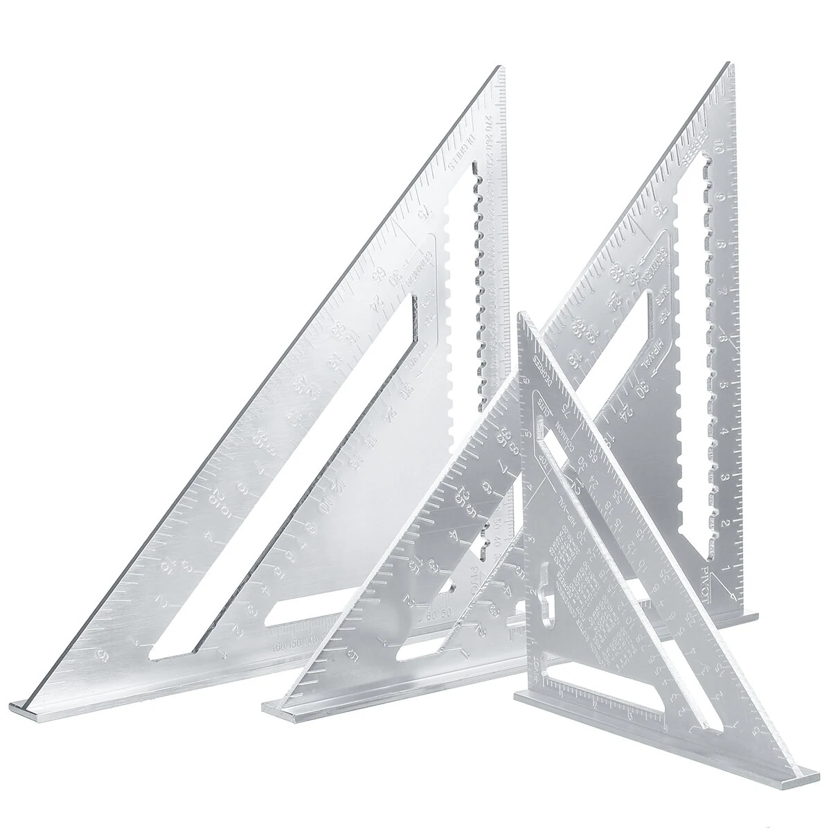 Aluminum Alloy Angle Square Ruler - 7/12 Roofing & Woodworking Tool