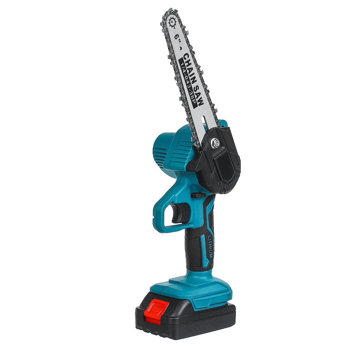 Drillpro 6 Inch Electric Chain Saw - Portable Cordless w/ 1 or 2 Batteries
