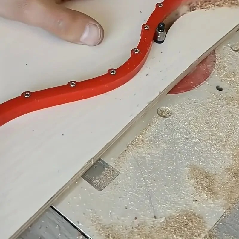 Woodworking Profiling Strip - High-Elastic Gear-Chain Design for Router Table