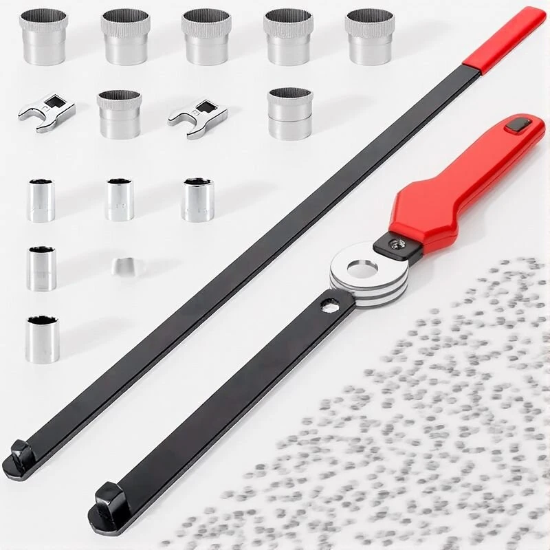 Professional Automotive Belt Tensioner Tool Kit - High Strength Steel Repair Tool