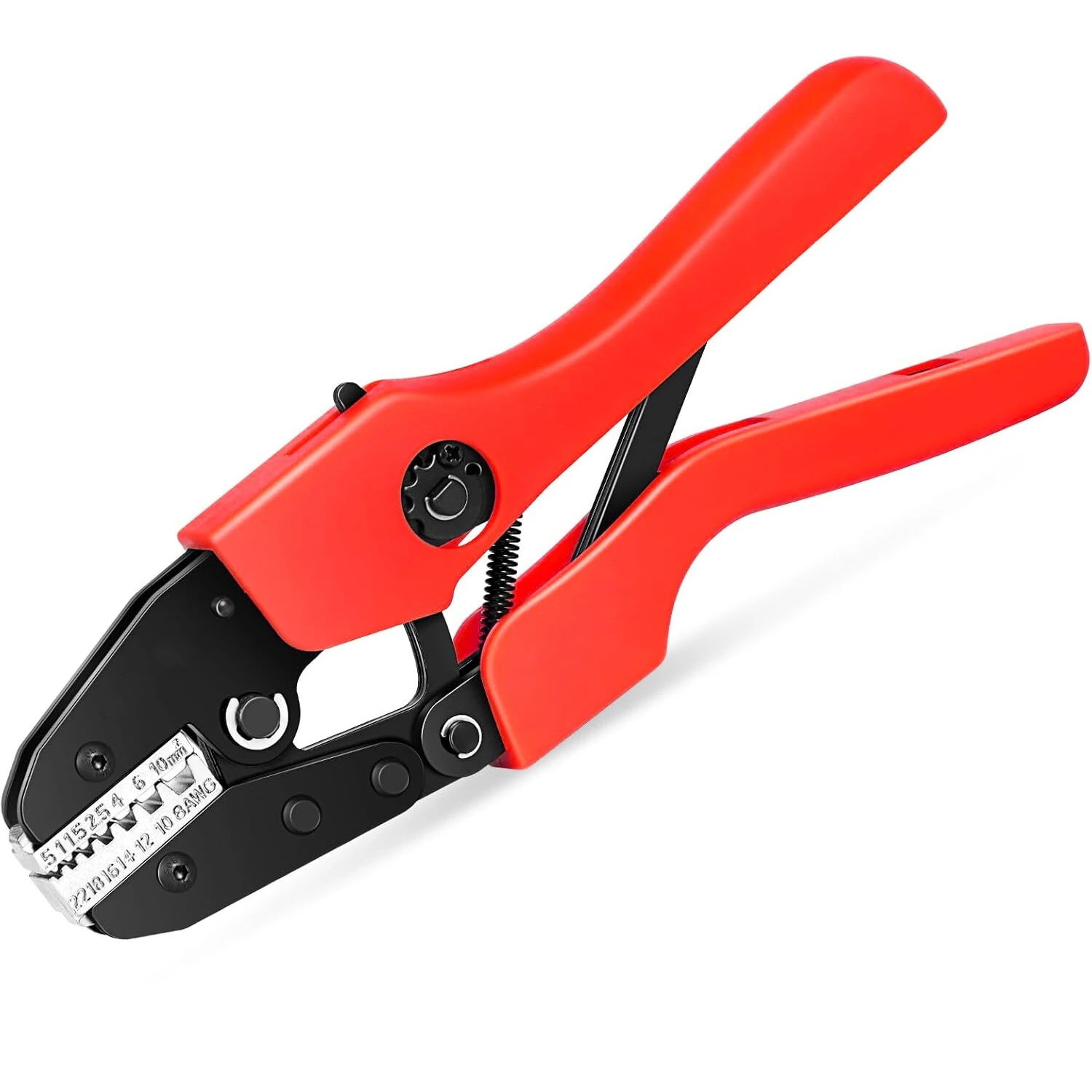 AN10WF Self-Adjusting Crimping Tool for AWG 22-8 Wire Ferrules | Ergonomic & Energy-Saving Design