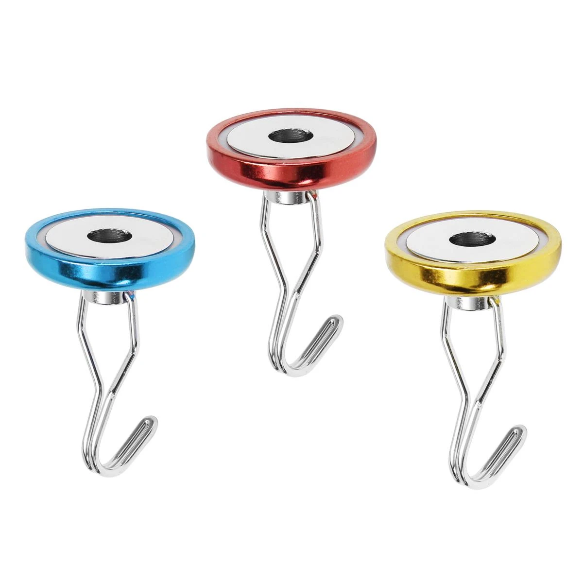 Effetool 42mm 90lb Neodymium Magnet - Rotating Swing Hook for Hanging