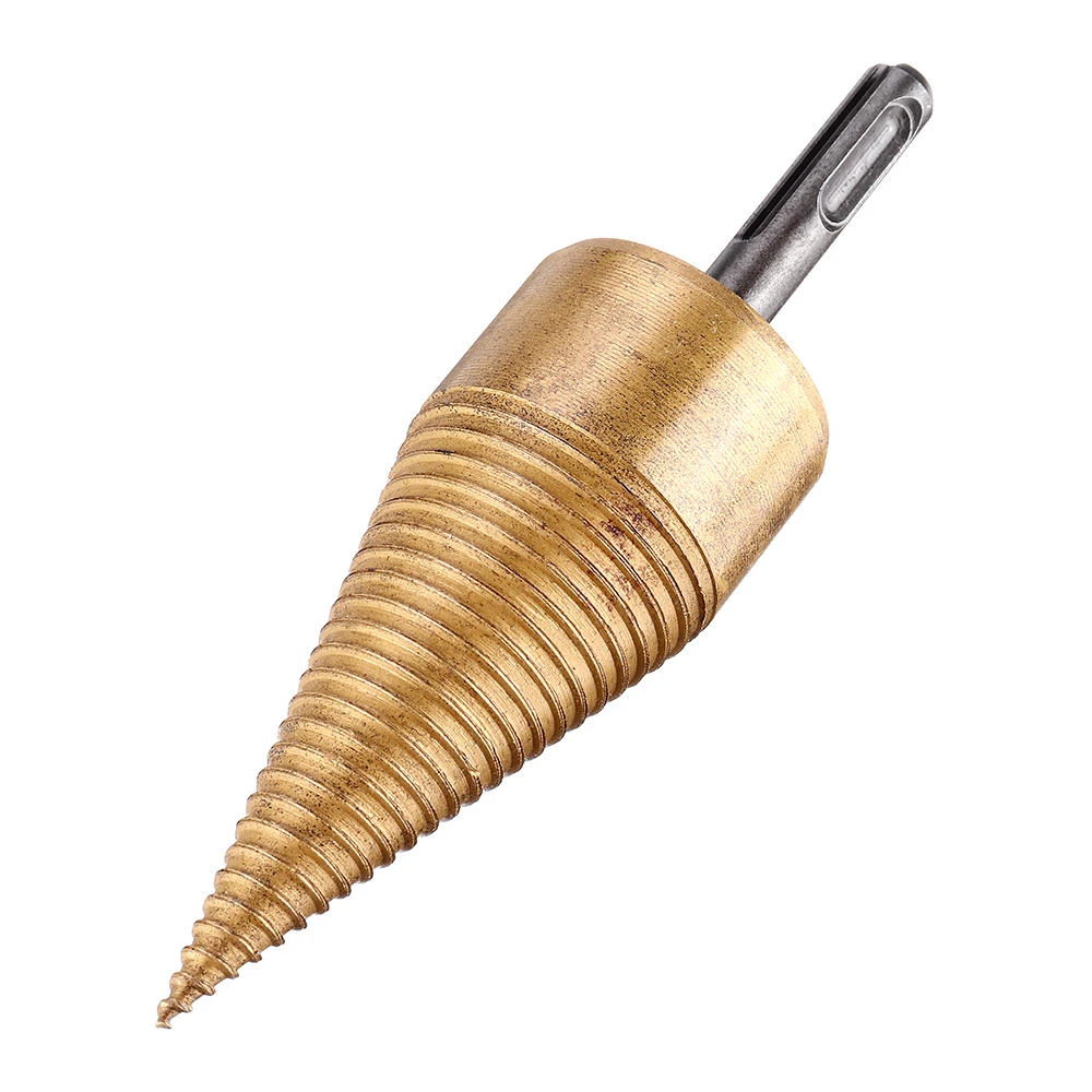 Drillpro 32/42mm Titanium HSS Firewood Splitter Drill Bit | Wood Chopper Breaker