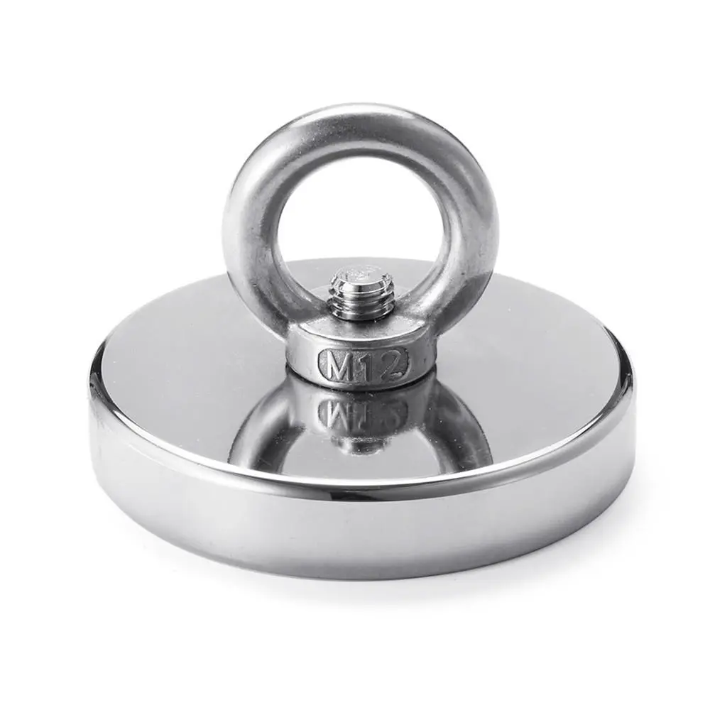500KG Neodymium Fishing Magnet | D97mm Salvage Magnet for River & Sea Metal Detecting