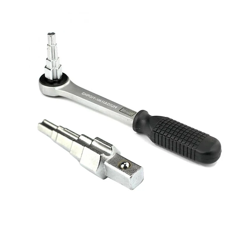 Radiator Spanner Wrench - 10-21mm Stepped Ratchet for Nipples | Durable Multi-Use