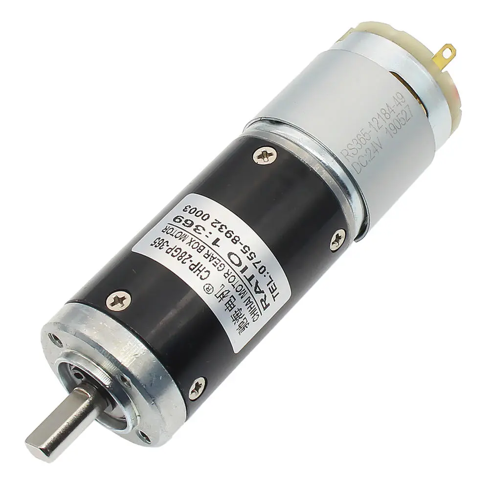 Chihai CHP-28GP-365S Planetary Gear Motor - 12/25 RPM - 1:369 Ratio