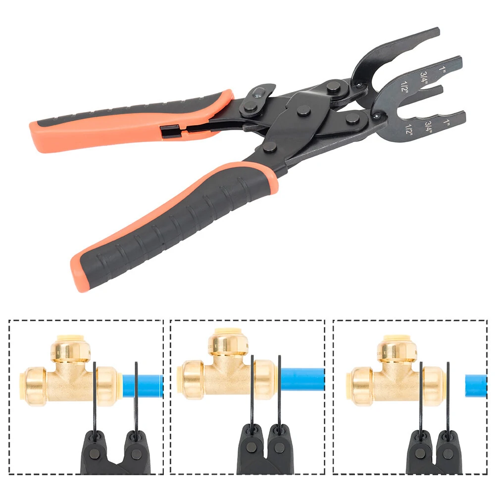 Disconnect Tongs Clamp for 1/2 3/4 1 Inch PEX CPVC Copper Pipe - 1941S